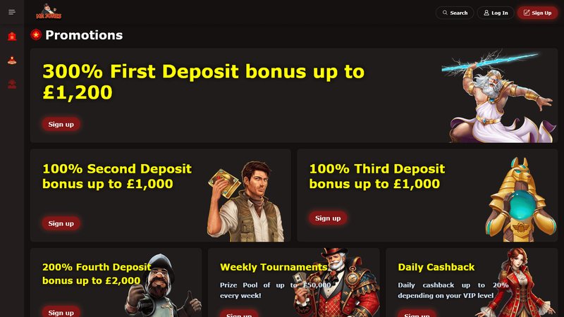 Best mr jones casino login in United Kingdom