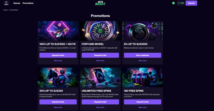 Winbeast casino, winbeast casino review